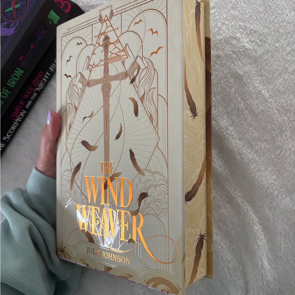 The Wind Weaver by Julie Johnson - Gold and Cream Hardcover